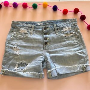 Boyfriend Denim Shorts